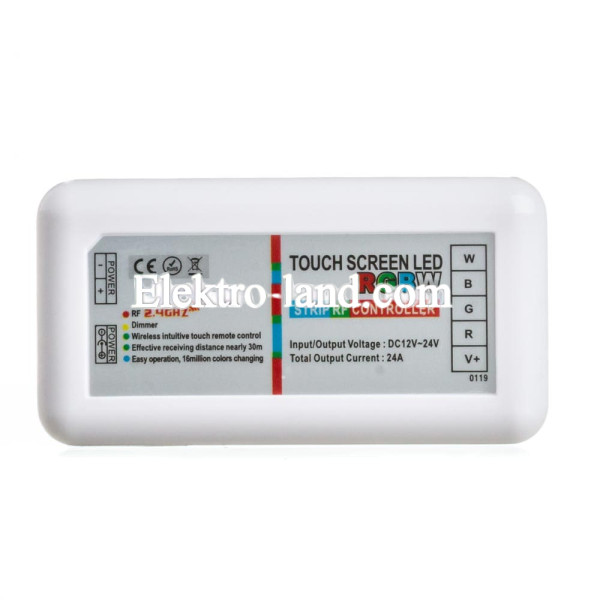 LED контроллер светодиодный RGBW 24А-288Вт, (IR 8 кнопок)